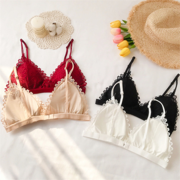 Novi model ženskog grudnjaka sa čipkom i trokutastom košaricom