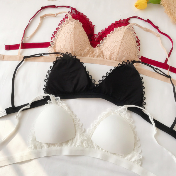 Novi model ženskog grudnjaka sa čipkom i trokutastom košaricom