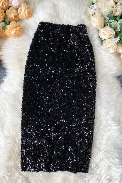 Stiilne naiste seelik litrite ja kõrge vöökohaga