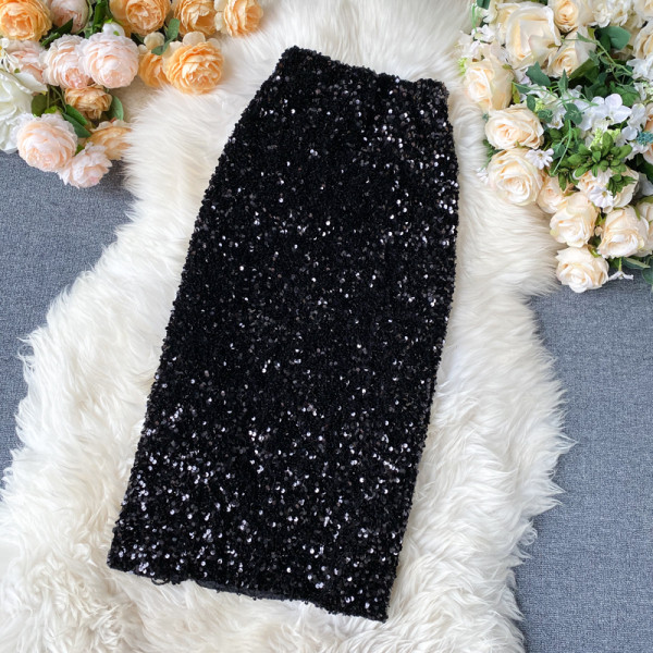 Stiilne naiste seelik litrite ja kõrge vöökohaga