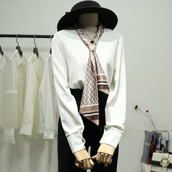 Uue mudeli lipsu ja pikkade varrukatega naiste särk