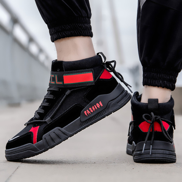 Мъжки ежедневни кецове с равна подметка и връзки 