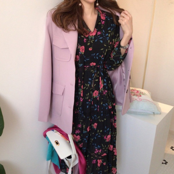 Naiste lillemustriga kevadkleit - pikk mudel