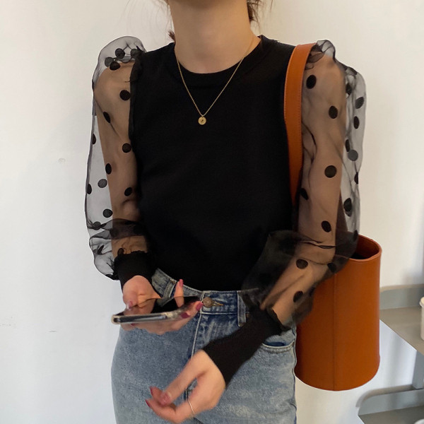 Naiste moodne pitsavarrukatega kevadpluus