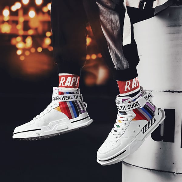 Lameda talla, värvilise mustri ja paeltega vabaaja tossud meestele