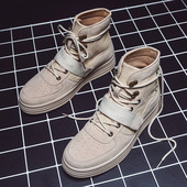 Öko-seemisnahast lameda tallaga meeste vabaaja tossud paeltega