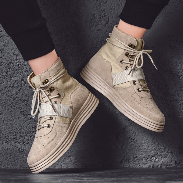 Öko-seemisnahast lameda tallaga meeste vabaaja tossud paeltega