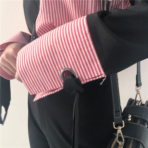 Tavaszi női kéttónusú ing - széles modell