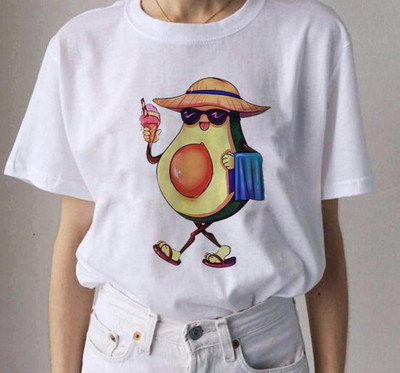 Casual White Γυναικεία T-shirt με Κοντό Μανίκι και Εφαρμογή - Μεγάλο μέγεθος