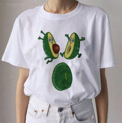 Casual White Γυναικεία T-shirt με Κοντό Μανίκι και Εφαρμογή - Μεγάλο μέγεθος