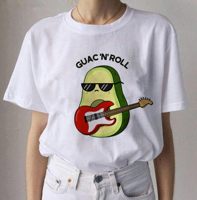 Casual White Γυναικεία T-shirt με Κοντό Μανίκι και Εφαρμογή - Μεγάλο μέγεθος