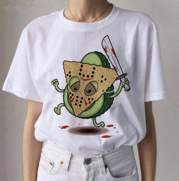 Casual White Γυναικεία T-shirt με Κοντό Μανίκι και Εφαρμογή - Μεγάλο μέγεθος