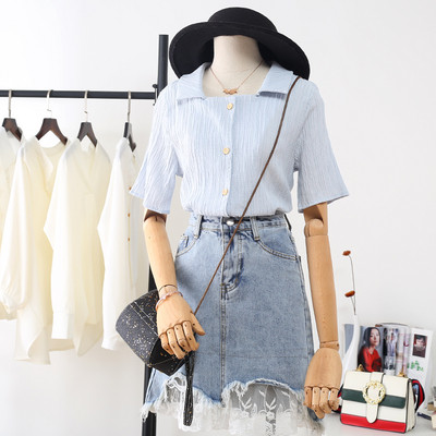 Uue mudeli naiste särk 3/4 varrukate ja kandilise kaelusega