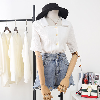 Uue mudeli naiste särk 3/4 varrukate ja kandilise kaelusega