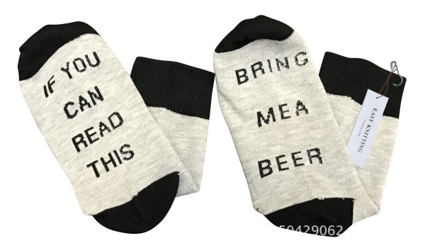 Casual κάλτσες unisex κατάλληλες για γυναίκες και άνδρες με γράμματα