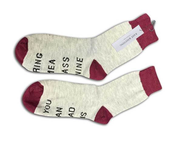 Casual κάλτσες unisex κατάλληλες για γυναίκες και άνδρες με γράμματα