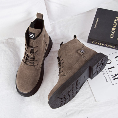 Öko-seemisnahast naiste vabaaja saapad paeltega