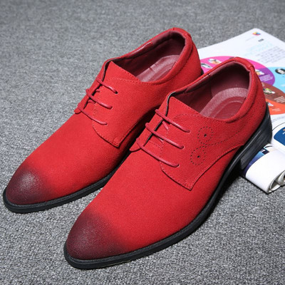 Мъжки официални обувки от еко кожа с матиращ ефект