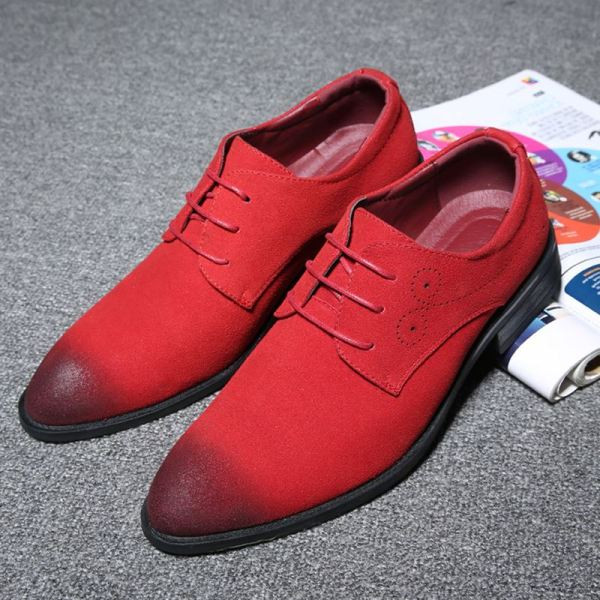 Мъжки официални обувки от еко кожа с матиращ ефект 