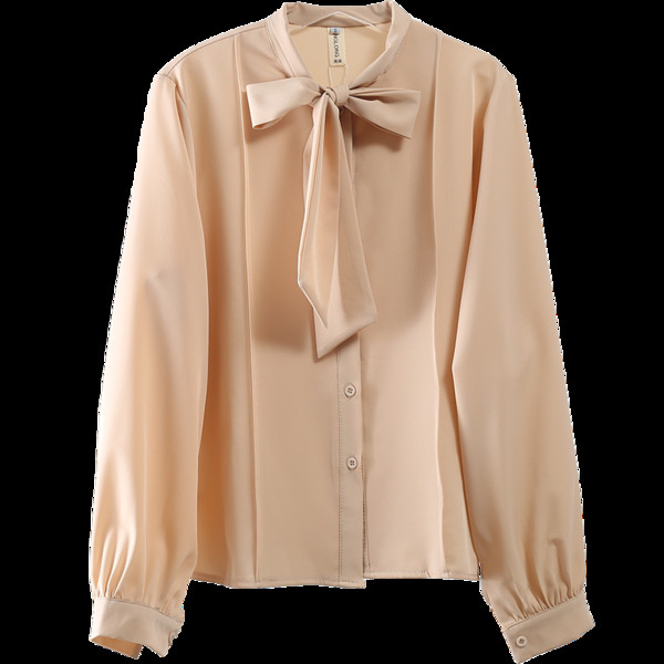 Stiilne naiste särk paela ja pikkade šifoonist varrukatega