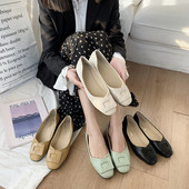 Eko-nahast valmistatud vabaaja madala tallaga naiste mokassiinid