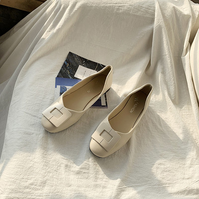 Eko-nahast valmistatud vabaaja madala tallaga naiste mokassiinid