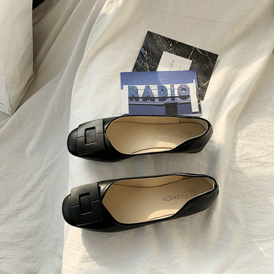 Eko-nahast valmistatud vabaaja madala tallaga naiste mokassiinid