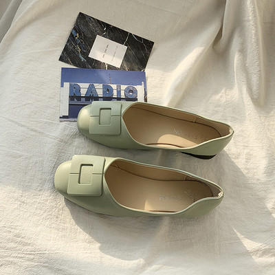 Eko-nahast valmistatud vabaaja madala tallaga naiste mokassiinid