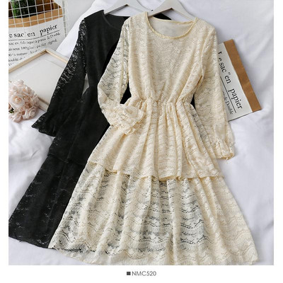 Moodne naiste pitskleit ovaalse kaelusega