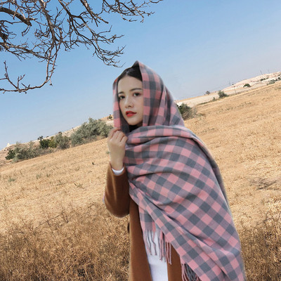 Kevad-sügis narmastega ruuduline sall