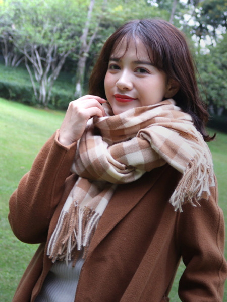 Kevad-sügis narmastega ruuduline sall