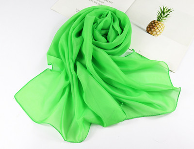 Moodne naiste ristkülikukujuline šifoonist sall