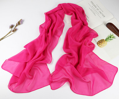 Moodne naiste ristkülikukujuline šifoonist sall