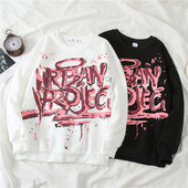 Női alkalmi blúz ovális nyakkivágással és színes rátéttel