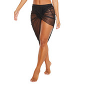 Дамско парео тип асиметрична пола със стандартна талия