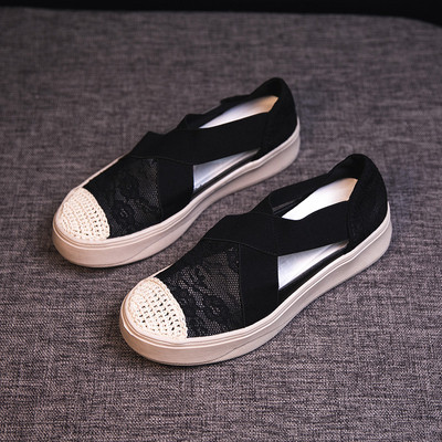 Új modell textil espadrillák platformon