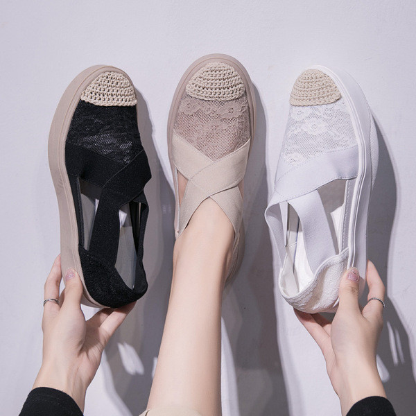 Új modell textil espadrillák platformon