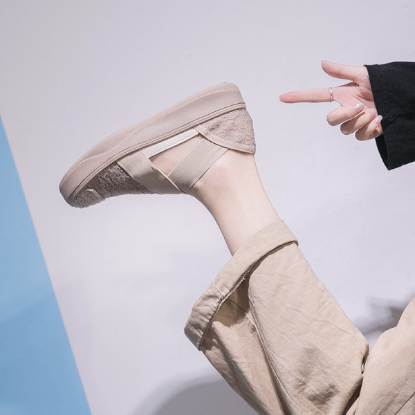 Új modell textil espadrillák platformon