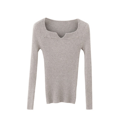 Κλασικό μοντέλο γυναικείο πουλόβερ με τα μακριά μανίκια