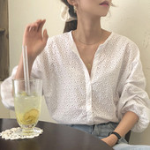 Valge elastsete varrukatega naiste vabaaja särk