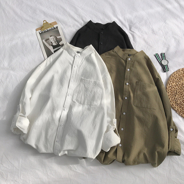 Stiilne meeste ovaalse kaelusega särk suurustega kuni 5XL