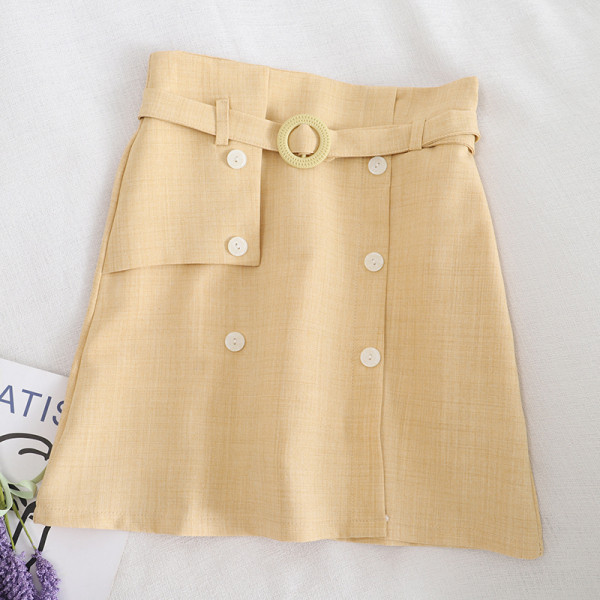 Moodne naiste seelik vöö ja nööpidega