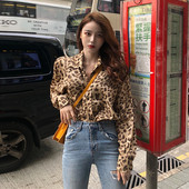 Naiste pikkade varrukatega loomamustriga särk