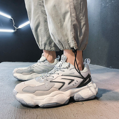 Ежедневни мъжки маратонки с връзки и надписи