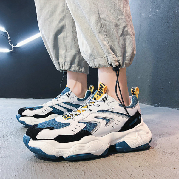 Ежедневни мъжки маратонки с връзки и надписи