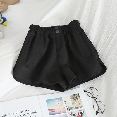 Naiste vabaaja pükste lai mudel elastse vöökohaga