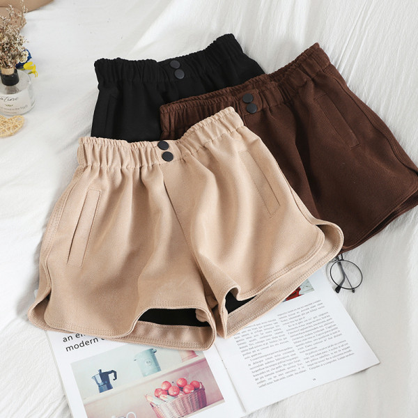 Naiste vabaaja pükste lai mudel elastse vöökohaga