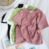 Καθημερινή γυναικεία μπλούζα με κοντό μανίκι και οβάλ ντεκολτέ