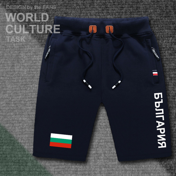 Vabaaja meeste lühikesed püksid lipsudega ja kirjaga Bulgaria
