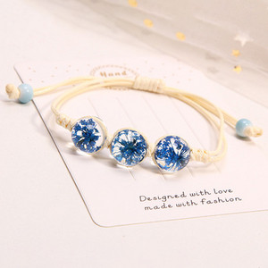 Ежедневна дамска гривна с цветни камъни